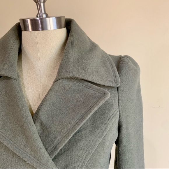 STS Blue Olive Green Cropped Peacoat - Picture 7 of 10